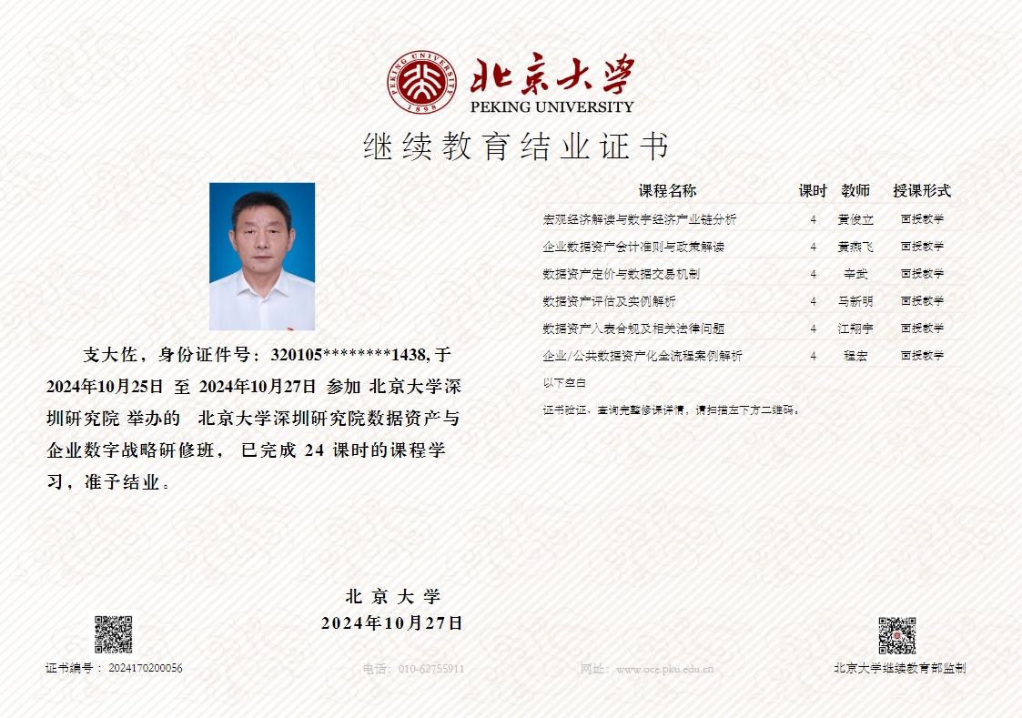 北京大學(xué)數(shù)據(jù)資產(chǎn)資質(zhì)證書(shū)4